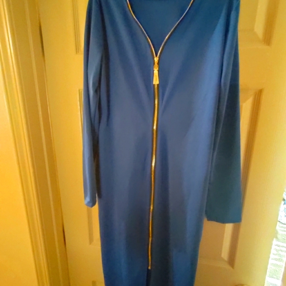 Blue 2 sided dress
